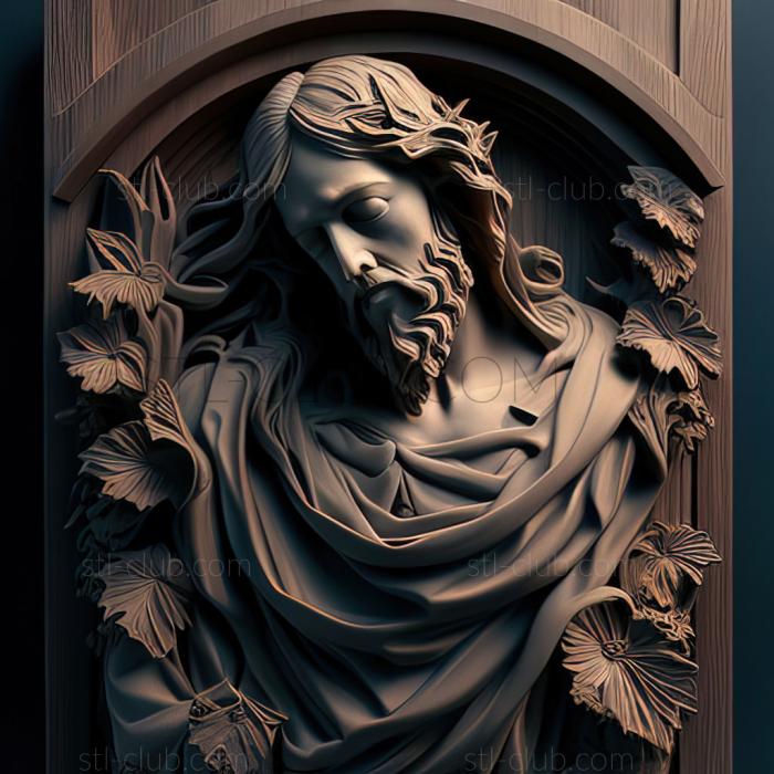 3D model st jesus (STL)